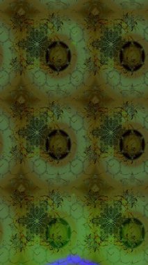 Raster deseni. Süslü kumaş deseni. Çiçekli çiçek deseni, suluboya..