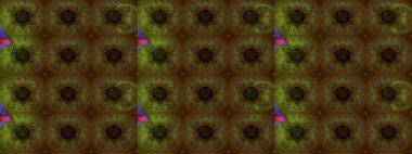 Raster çiçek desenleri çiziyor. Vadinin renkleri.