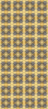 Altın elementlerle bej, gri ve sarı renklerde kusursuz klasik desen. Noel, kar tanesi, yeni yıl 2019.