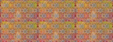 Tebrik kartı geçmişi, boyama kitabı, arkaplan ve tekstil için kullanılabilir. Etnik Mandala havlusu. Kusursuz süs izi. Sınır Kızılderili çiçekli paisley patten. Raster Henna tarzı.