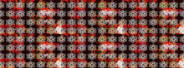 Modern stil dokusu. Çiçek desenli raster, kahverengi çizgi grafik deseni soyut raster arkaplan.