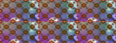 Çiçekli güzel suluboya desen. Kahverengi ve nötr renklerde. Raster illüstrasyonu.