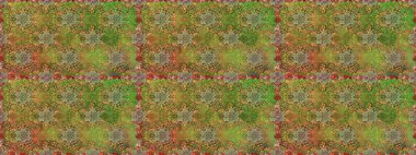 Pretty vintage feedsack pattern in small brown and green, flowers. Millefleurs. Floral sweet seamless background for textile, fabric, covers, wallpapers, print, wrap, scrapbooking, quilting, decoupage