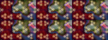 Çiçekli eskiz deseni. Suluboya çizimi. El çizimi. Kahverengi renkte çiçekler.