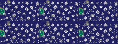 Arkaplan dokusu, duvar kâğıdı, çiçek teması tarafsız renklerde. Soyut etnik raster kusursuz desen. Kabile sanatı boho baskısı, klasik çiçek arkaplanı.