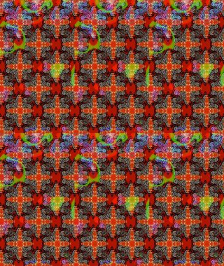 Raster suluboya çiçek deseni, narin çiçekler, kırmızı çiçekler, tebrik kartı şablonu. Raster Güzel kumaş deseni.