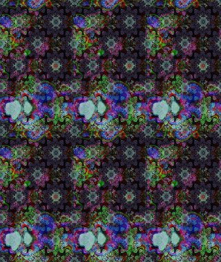 Siyah çiçekli bahar çiçekleri. Küçük renkli çiçekler. Moda baskıları için zarif bir şablon. Motley illüstrasyonu. Küçük çiçekte şirin desenler.