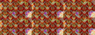 Raster illüstrasyonu. Yaprak ve çiçeklerin suluboya resimleri, renkler üzerine çizimler. Nazikçe, rengarenk bahar çiçekleri.