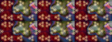 Çiçekli eskiz deseni. Suluboya çizimi. El çizimi. Kahverengi renkte çiçekler.