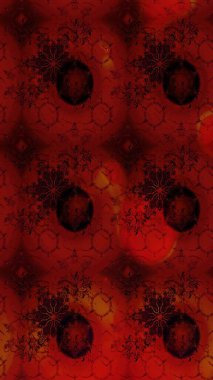 Kabile sanatı boho baskısı, klasik çiçek arkaplanı. Arkaplan dokusu, duvar kağıdı, çiçek temalı renkler. Soyut etnik raster çizim kalıbı.