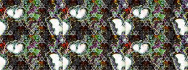 Suluboya çizim kalıbı. Çiçeğin suluboya çizimlerinin mükemmel deseni. Dekorasyon ve tasarım için güzel bir desen. Moda baskısı. Eski.