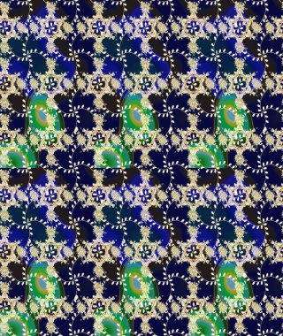 Çizim raster deseni. Çiçek arkaplan. Güzel kumaş deseni.