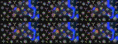 Sevimli çiçek raster deseni. Gri ve mavi renkte çiçekler. Renkli Yaz Temalı eskiz kalıbı. Düz Çiçek Elementleri Tasarımı.