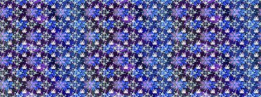 Sketch Floral Pattern in Raster illustration. Fancy fabric pattern. Colour Spring Theme sketch pattern Background. Flat Flower Elements Design.