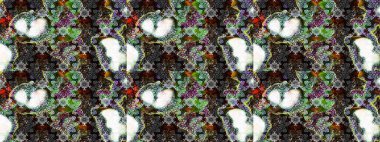 Suluboya çizim kalıbı. Çiçeğin suluboya çizimlerinin mükemmel deseni. Dekorasyon ve tasarım için güzel bir desen. Moda baskısı. Eski.