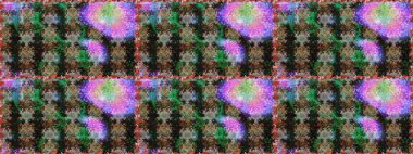 Gri ve kahverengi renkli şirin çiçekler. Raster illüstrasyonu. Moda baskısı, albüm, ambalaj kağıdı ve duvar kağıdı için zarif dekoratif süslemeler. Küçük çiçekli basit, pürüzsüz desen..