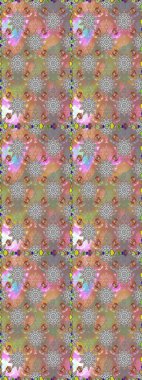 Renkli Yaz Temalı Kusursuz Arkaplan. Gri ve nötr renkte çiçekler. Çiçekli kusursuz retro desen. Düz Çiçek Elementleri Tasarımı.