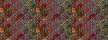 Anti-stres için soyut örnek sayfası. Kahverengi ve gri renklerde. Raster illüstrasyonu.