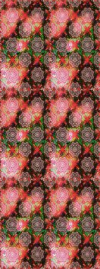 Küçük renkli çiçekler. Motley illüstrasyonu. Çiçekli yaz çiçekleri. Moda baskıları için zarif bir şablon. Kusursuz. Küçük çiçekte şirin desenler.