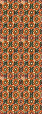 El yapımı dekoratif çerçeve, albüm kapağı, tebrik kartı, klasik Art deco tarzı. Raster soyut çiçek çelengi altın karalama fantezi yaprakları ve kahverengi renkte çiçek.