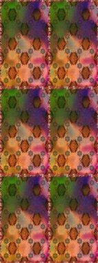 Raster illüstrasyonu. Moda arka planında parlak buketler. Kumaş, duvar kağıdı ve kağıt üzerine baskı yapmak için gelişen arka plan. Sevimli, pürüzsüz desenli, bağbozumu tarzında küçük bir çiçek..