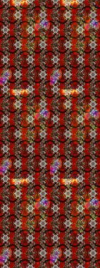 Raster illüstrasyonundaki çiçek desenli çizim. Güzel kumaş deseni. Renklerle. Raster illüstrasyonu.