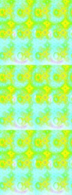 Raster illüstrasyonu. Çiçekli karalama şeklinde Raster çiçek deseni. Yumuşak, yeşil renkte bahar çiçekleri.