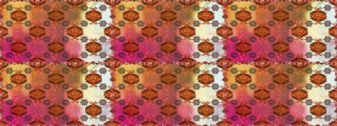 Düz Çiçek Elementleri Tasarımı. Renkli Bahar Temalı Kusursuz Arkaplan. Çocuk stili. Çiçekli pürüzsüz raster arka plan.