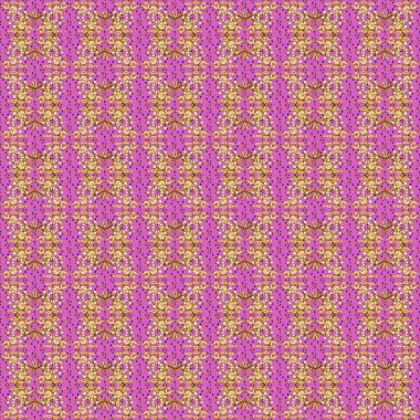 Geleneksel altın sarısı desenli menekşe ve kahverengi renklerde altın elementler. Barok tarzında kusursuz bir doğulu süsü..