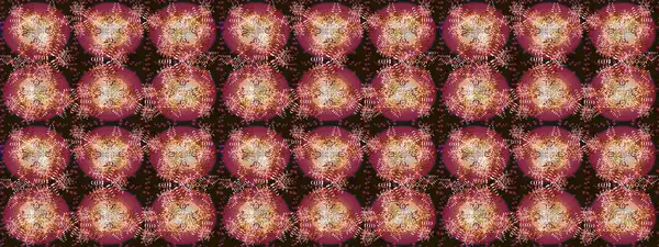 Soyut kar taneleri arkaplanda izole edilmiş düz dizayn. Kar tanesi rengarenk desen. Raster kar taneleri arka planda. Raster illüstrasyonu. Kar taneleri deseni.