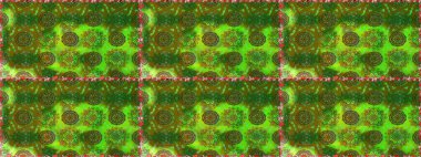 Düz Çiçek Elementleri Tasarımı. Raster illüstrasyonunda kusursuz çiçek deseni. Süslü kumaş deseni. Renkli Bahar Teması Kusursuz Arkaplan.