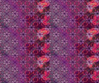 Süslü zentangle çizim dokusu, soyut çiçeklerle süslenmiş. Çiçek deseni duvar kağıdı, desen dolguları ve web sayfası arka planı için kullanılabilir. Şekillendirilmiş çiçekli çizim deseni.