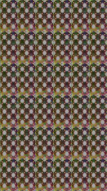 Çiçekli karalama şeklinde Raster çiçek deseni. Kahverengi ve gri renkli çiçekler. Yumuşak, yaz çiçekli arka plan.