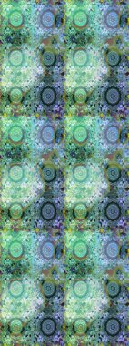 Çiçek süsü kumaş deseni, cam, altın elementli mavi renklerde çiçek desenli metal. Klasik raster altın pürüzsüz desen.