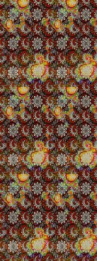 Elle boyanmış suluboya resim çizimleri, çiçekler ve bitkiler. Kahverengi ve gri renkte çiçekler.