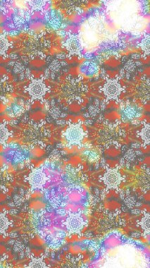 Şirin çiçekli eskiz deseni ve nötr ve gri renklerde yapraklar, suluboya çiçek deseni, duvar kağıdı, kart veya kumaş için fayanslı. Raster illüstrasyonu.