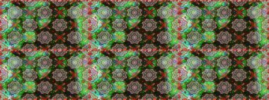 Suluboya resim taklit Raster çizimi. Yaz çiçekleri teması. Klasik çiçekler. Yeşil ve gri renkler. El çizimi soyut süslü elementler.