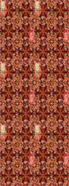 Oriental raster klasik kırmızı ve altın desenli. Kusursuz soyut bir arkaplan. Raster illüstrasyonu.