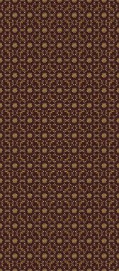 Kahverengi, bej ve nötr renklerde altın tekrarlayan elementlerle soyut bir arka plan. Kusursuz oryantal klasik altın desen.