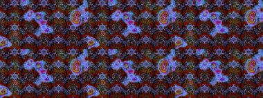 Raster güzel kumaş deseni çiziyor. Düz Çiçek Elementleri Tasarımı. Renkli Bahar Teması eskiz kalıbı. Çiçek deseni.