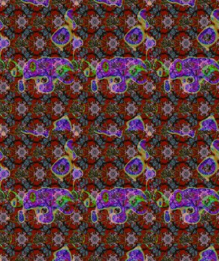 Renkli Bahar Teması eskiz kalıbı. Düz Çiçek Elementleri Tasarımı. Süslü kumaş deseni. Raster illüstrasyonunda çiçek deseni çizimi.