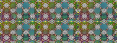 Yeşil ve gri renkli çiçekli kusursuz çiçek deseni. Suluboya tarzında yeşil ve gri renkte çiçekler.