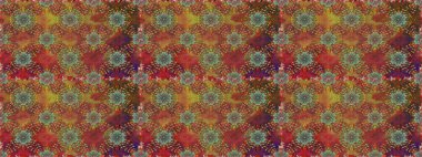 Kahverengi ve kırmızı renklerde. 3 boyutlu çiçekler, pürüzsüz. Raster illüstrasyonu.