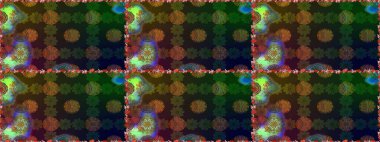 Kusursuz çiçek deseni duvar kâğıdı olarak kullanılabilir. Raster illüstrasyonu. Kahverengi ve gri renkte çiçekler.