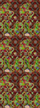 Eskiz arkaplan modeli. Raster illüstrasyonu. Renkli yapraklı yabani çiçekler. Suluboya, elle çizilmiş.