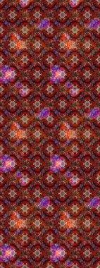 Modern stil dokusu. Çiçek desenli raster, kahverengi ve kırmızı çizgi grafik deseni soyut raster arkaplan.