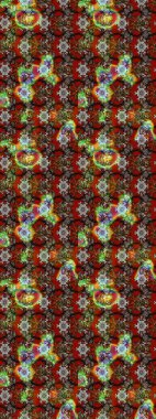 Davetiye ve kartpostal tasarımı için dekoratif çiçek unsurları. Poster ya da kapak için arka plan. Tekstil için figür. Yapraklı çizim şekli. Sevimli zarif çiçekler Raster illüstrasyonu.