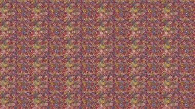 Çiçek ile sorunsuz raster arka plan. Bahar Tema Dikişsiz desen arka plan rengi. Düz çiçek öğeleri tasarım. Çocuk stili.