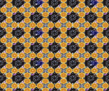 Gri renklerde bahar çiçekleri. Raster illüstrasyonu. Çiçek ve yapraklı karalama şeklinde Raster çiçek deseni.