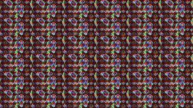 Raster çiçek desenli çiçek deseni, yapraklar, dekoratif elementler, sıçrama, lekeler, el çizimi kontur çizgileri ve Doodle çizim stili, grafik raster çizim çizimi.